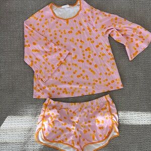 Pink and Orange Polka Dot Pajamas